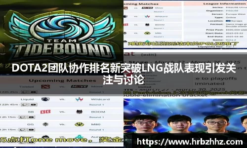 DOTA2团队协作排名新突破LNG战队表现引发关注与讨论